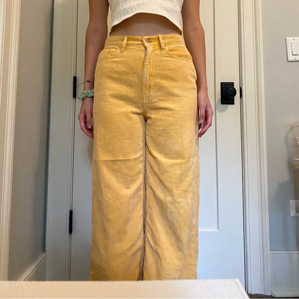Urban Outfitters corduroy orange pants